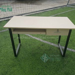 Thanh lý bàn chân sắt 1 ngăn kéo 1 ngăn bàn phím 60x1m2 cao 75cm (BCS600-2)