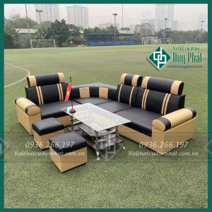 sofa góc da tay tròn 1m6x2m1 mới 100%