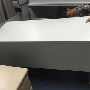 Thanh lý bàn nhân viên Hoà Phát màu ghi 60x1m4 mới 98%