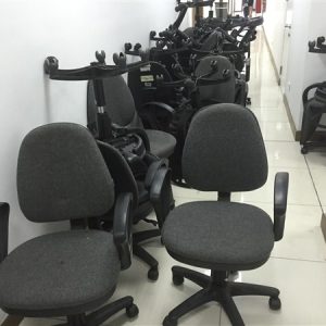 Thanh lý ghế xoay nỉ cho nhân viên - Hàng Hoà Phát mới 90%