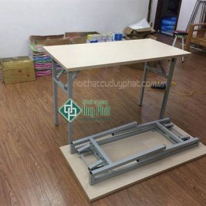 Thanh lý bàn chân sắt gấp văn phòng mới 100% giá rẻ (BCSG450)