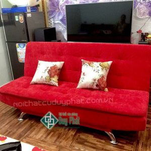Thanh lý sofa giường màu đỏ mới 100%