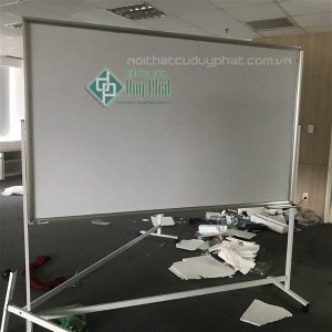 thanh lý bảng trắng viết bút dạ kt cao 1m2 rộng 2m2 bảng di động