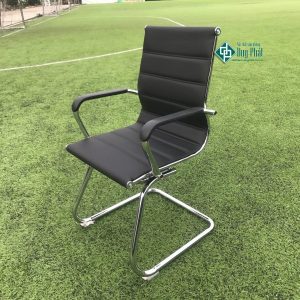 Thanh lý ghế quỳ da giá rẻ chân mạ inox sáng bóng (GQD650)
