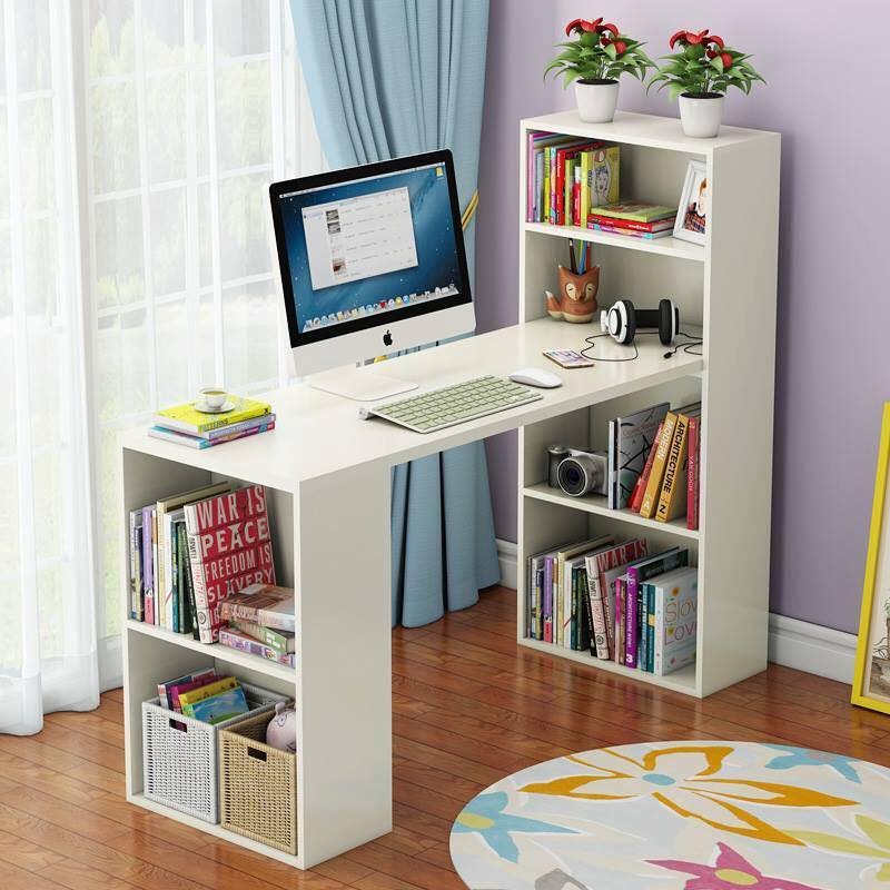 Tóp 7 mẫu bàn làm việc kèm kệ sách đáng mua nhất năm 2019
