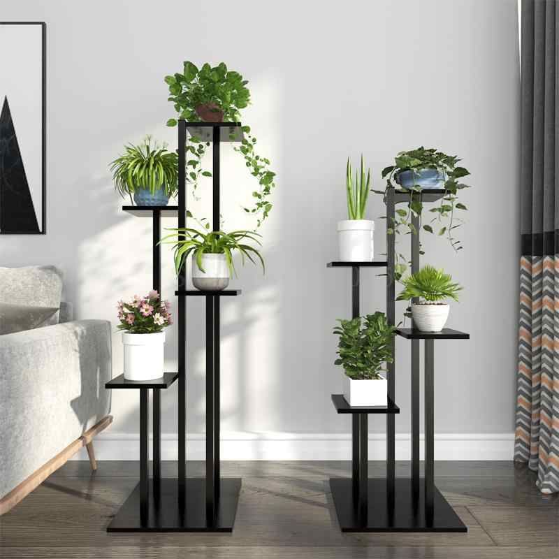 Kệ trang trí để cây bằng sắt đơn giản