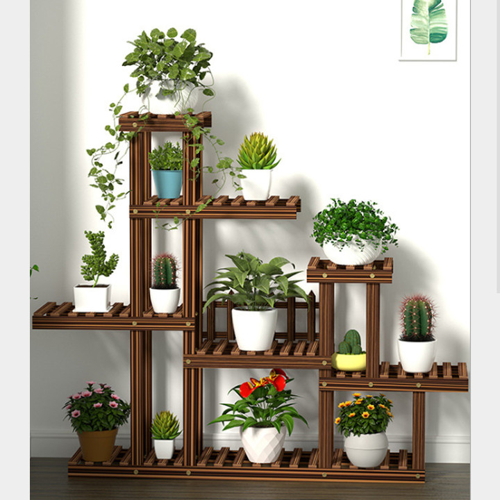 Kệ trang trí cây 4 tầng
