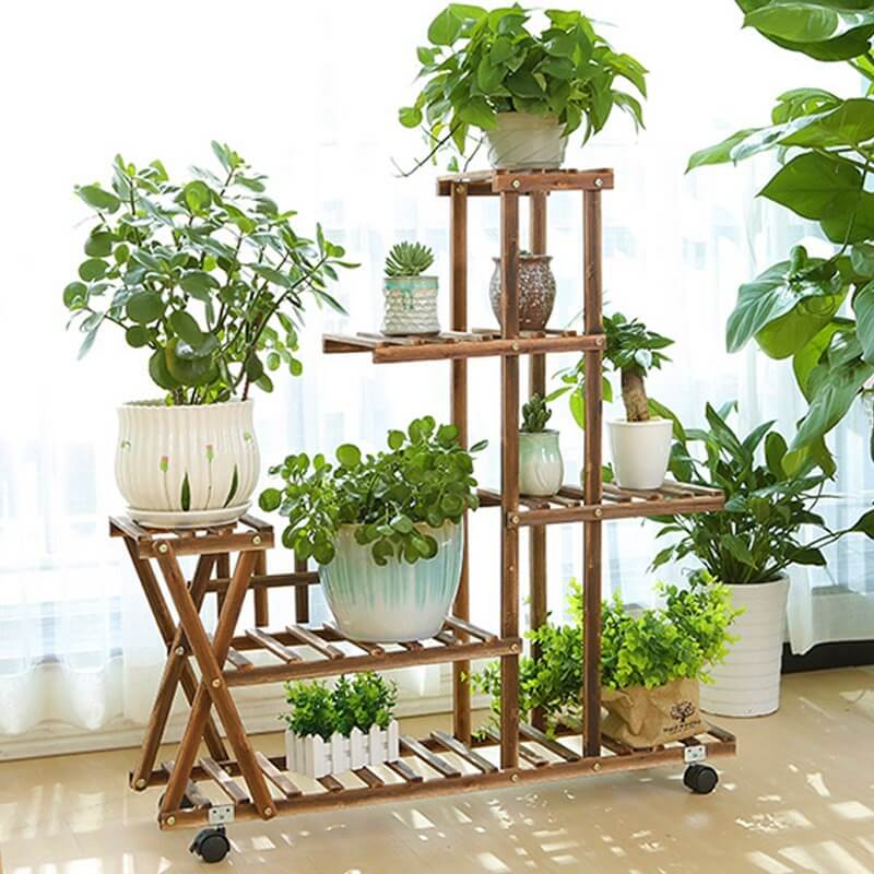 Kệ trang trí cây di động
