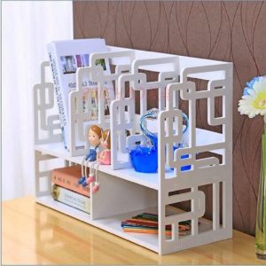 Thiết kế kệ gỗ 2 tầng độc đáo