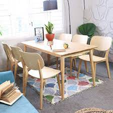 Bộ bàn ăn gỗ cao su Đẹp - Giá rẻ - Chất lượng