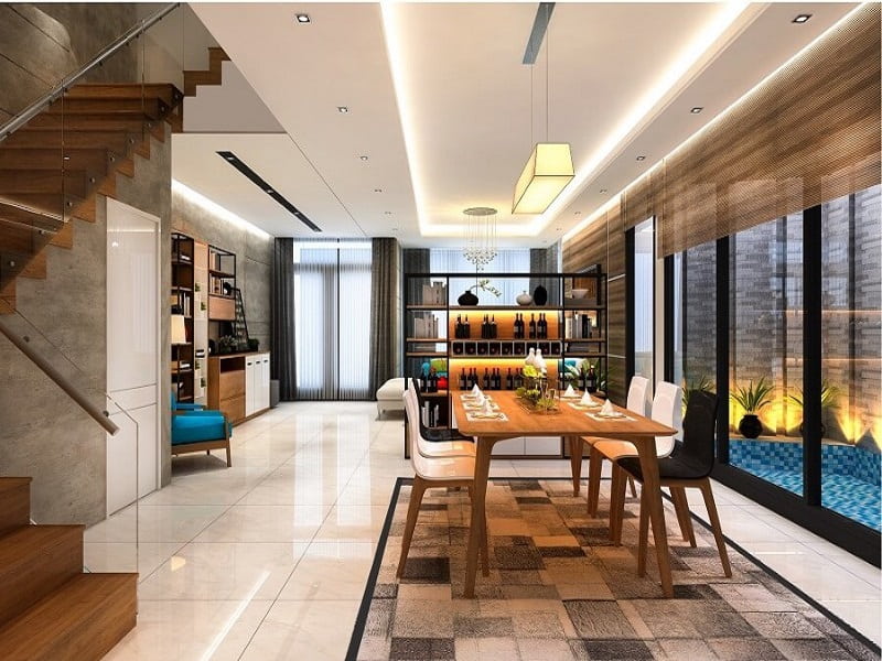 Cách lựa chọn bộ bàn ăn đẹp cho chung cư sang trọng giá rẻ