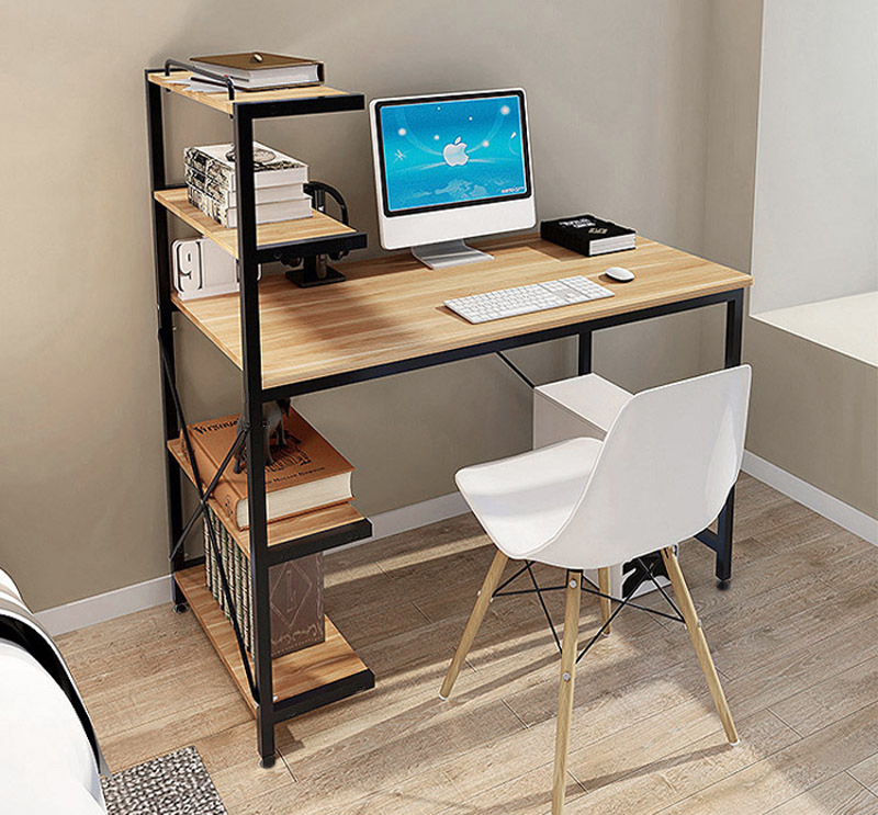 Các mẫu bàn chân sắt liền giá sách Đẹp - Đầy đủ tiện nghi