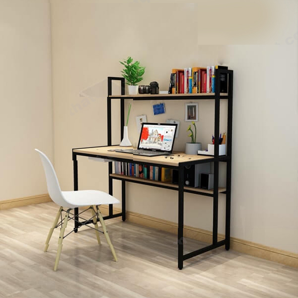 Các mẫu bàn chân sắt liền giá sách Đẹp - Đầy đủ tiện nghi