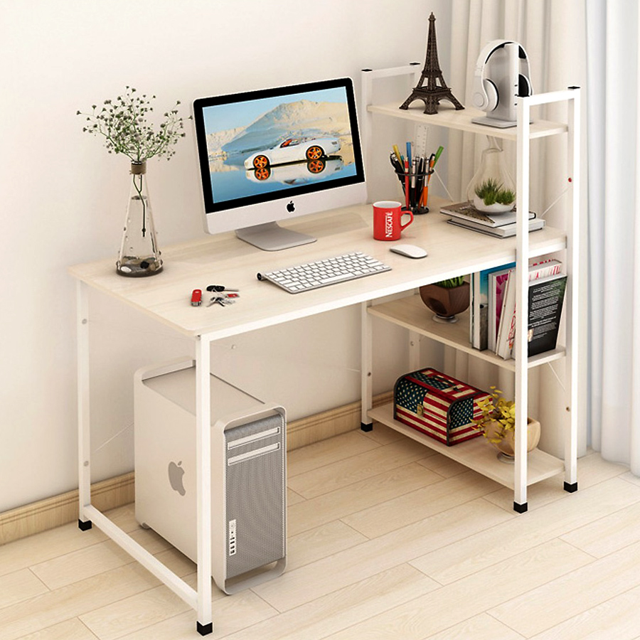 Các mẫu bàn chân sắt liền giá sách Đẹp - Đầy đủ tiện nghi