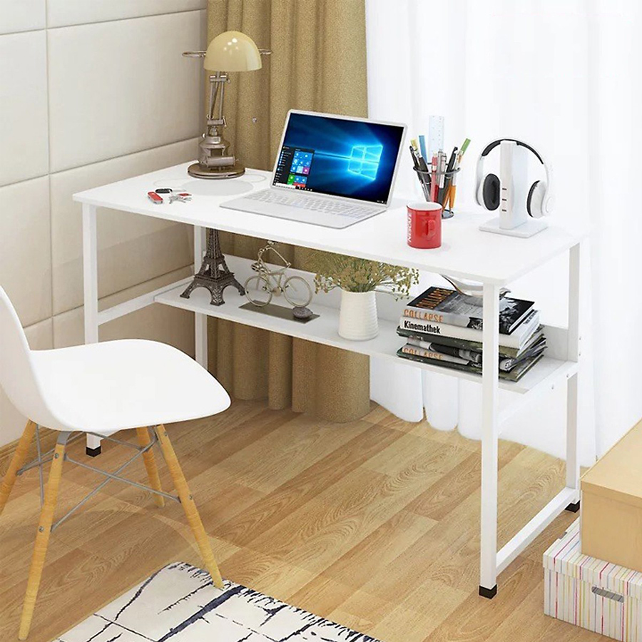 Các mẫu bàn chân sắt liền giá sách Đẹp - Đầy đủ tiện nghi