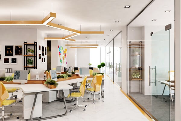 Mẫu thiết kế nội thất văn phòng hiện đại